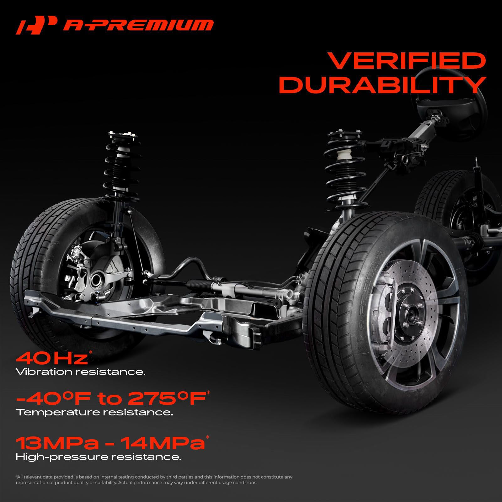 A-Premium caliper assembled with bracket ready to replace OE unit quickly