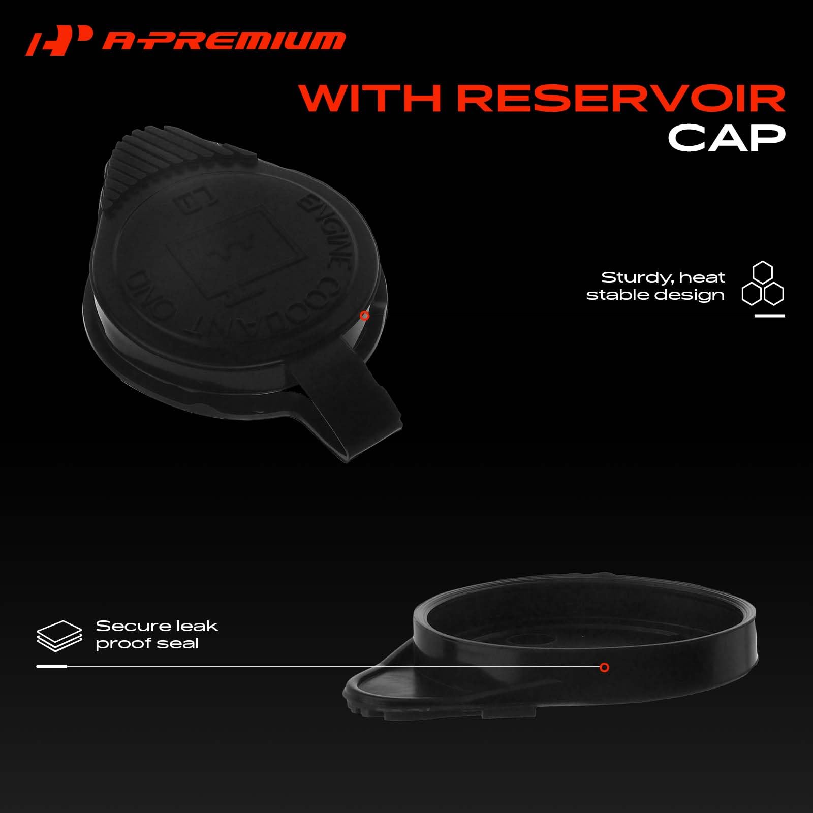 A-Premium cap thread closeup ensures reliable sealing and safety
