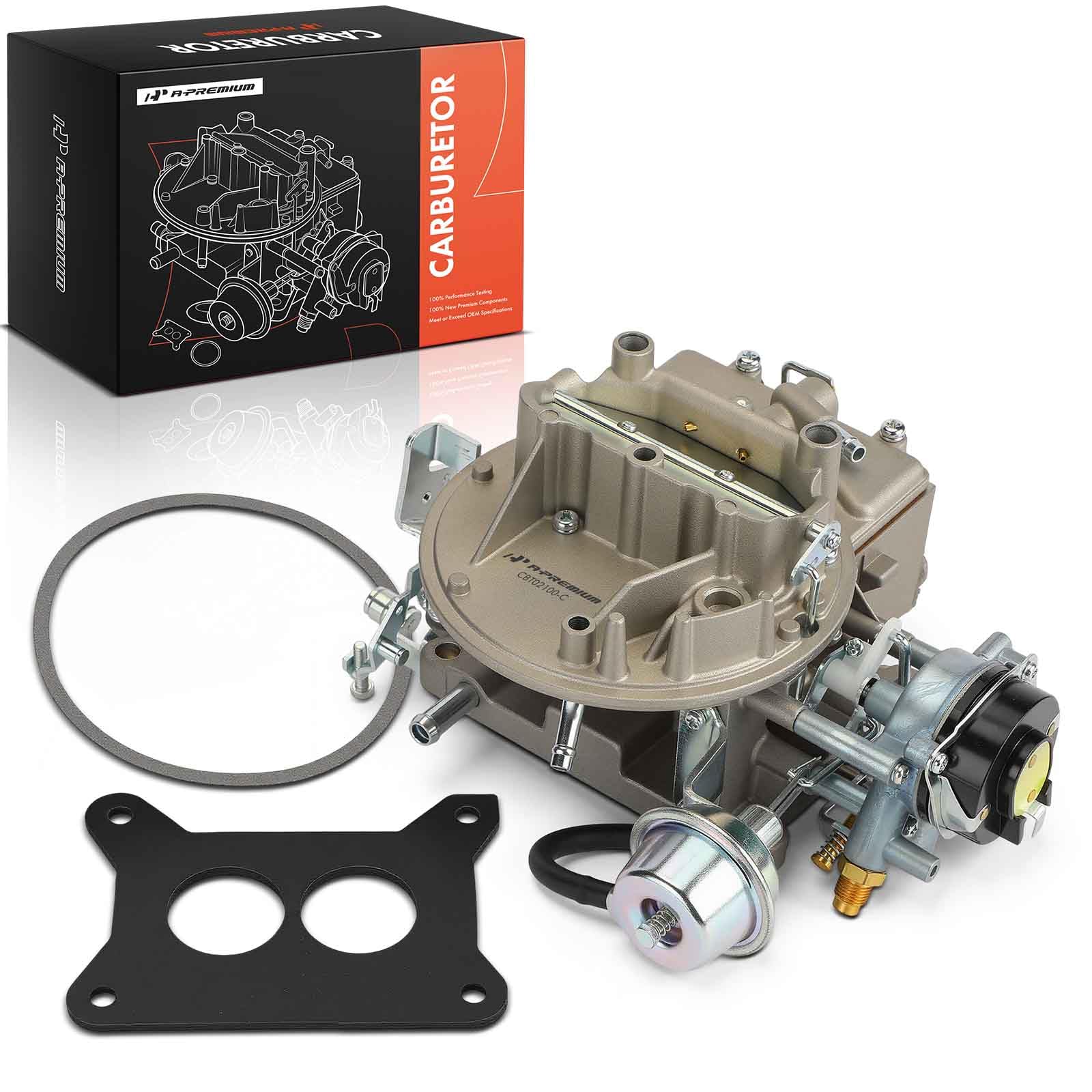 A-Premium front view of carburetor showing mounting pattern and benefits