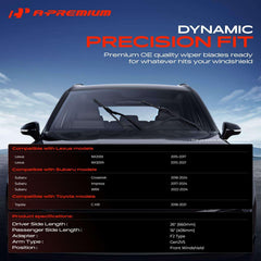 A-Premium close-up of rubber-chloroprene edge for durable, streak-free wiping
