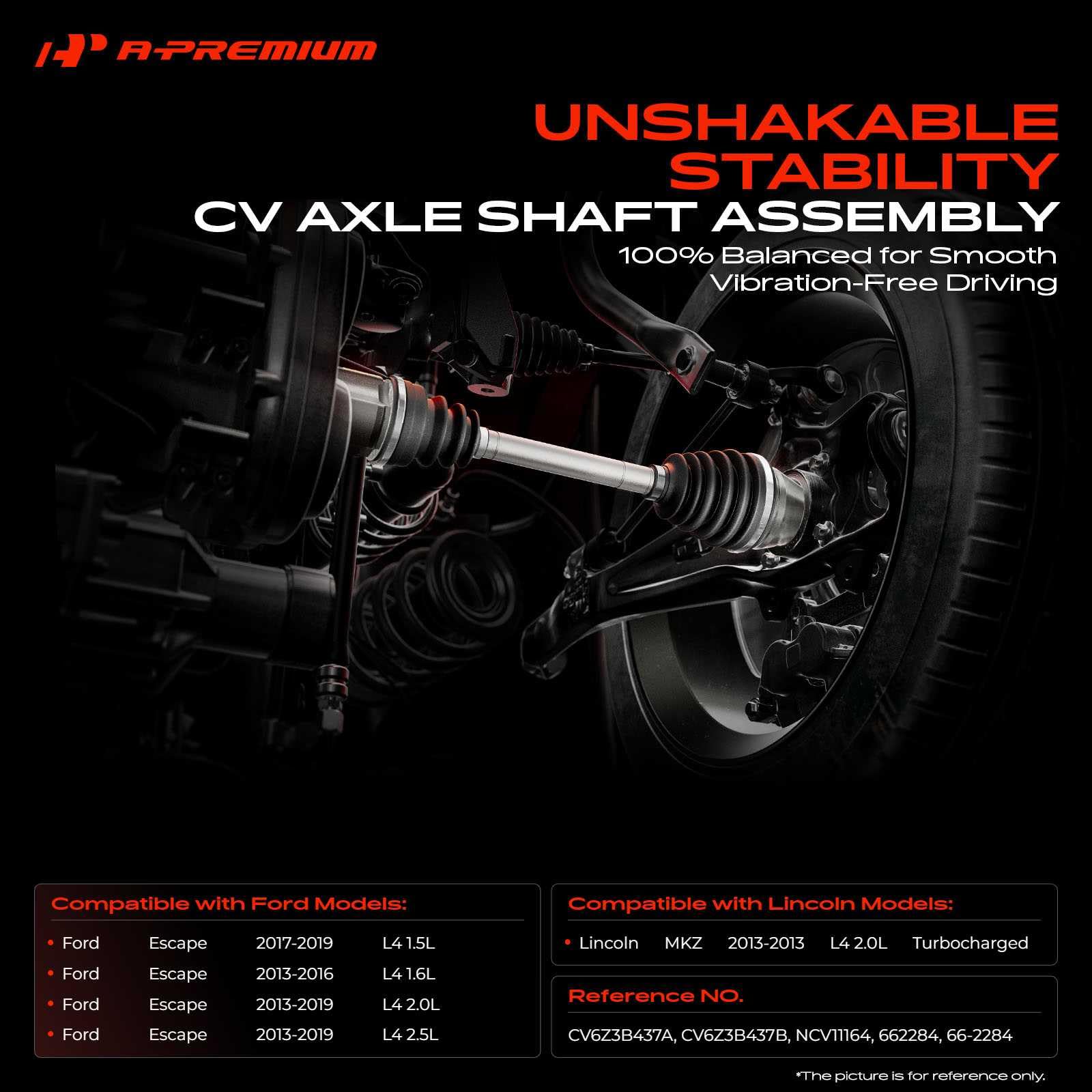A-Premium spline close-up showing 35 input and 27 output splines for accurate fit