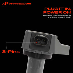 A-Premium three-pin connector close-up showing secure electrical connection
