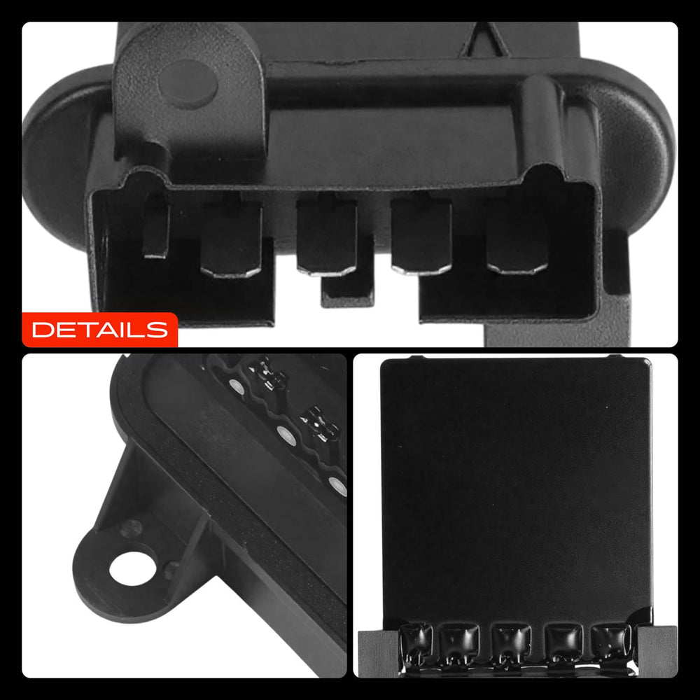 A-Premium side-by-side comparison of old and new resistor for visible wear check