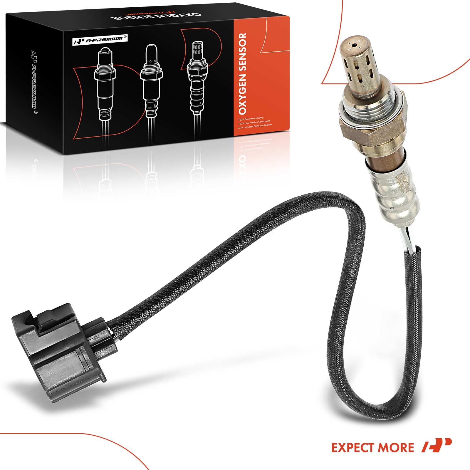 A-Premium new sensor next to old sensor showing upgrade and easy swap benefit