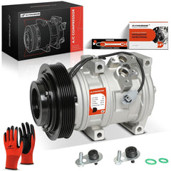 A-Premium compressor front view showing complete assembly and direct-fit benefit