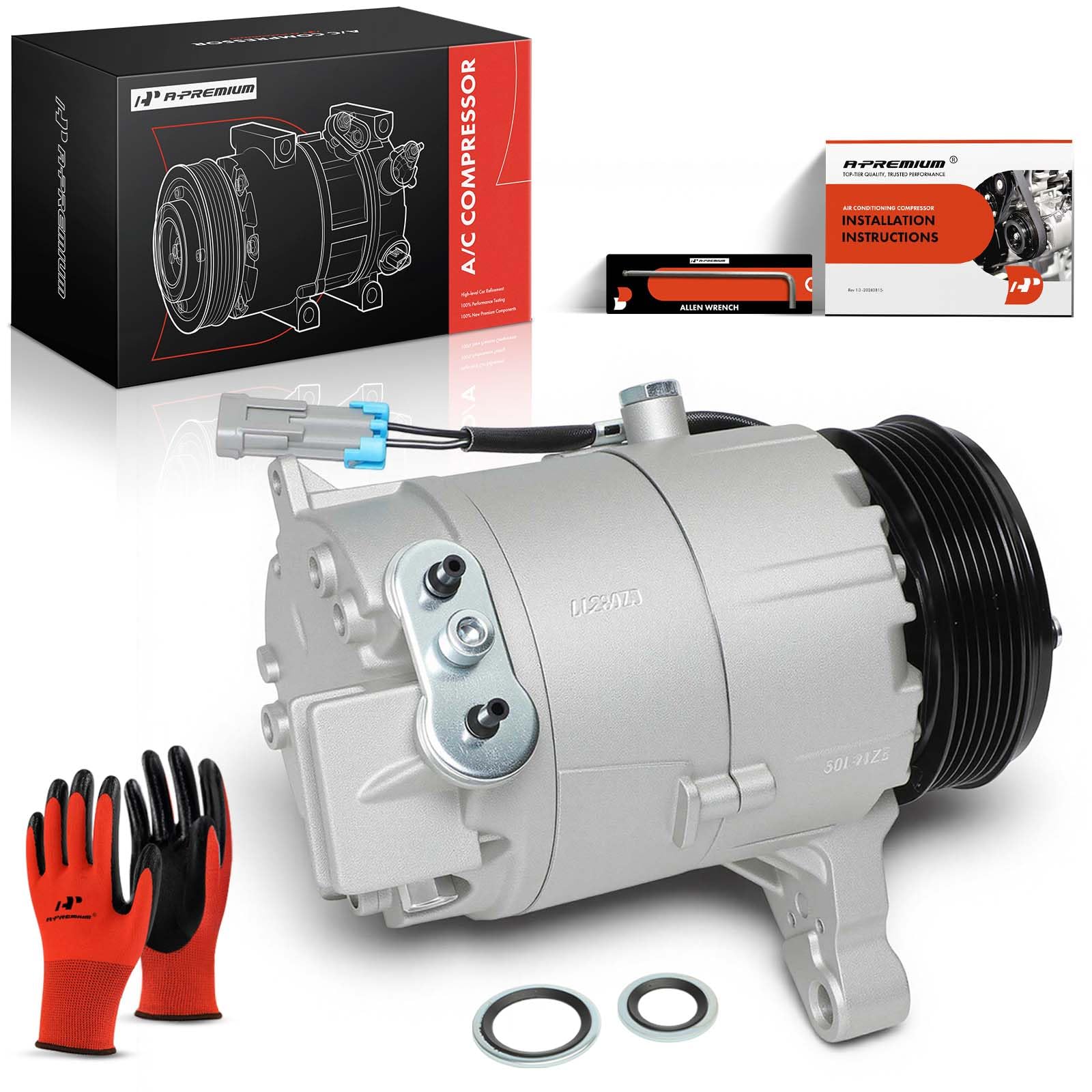 A-Premium compressor in workshop scene illustrating professional installation benefit