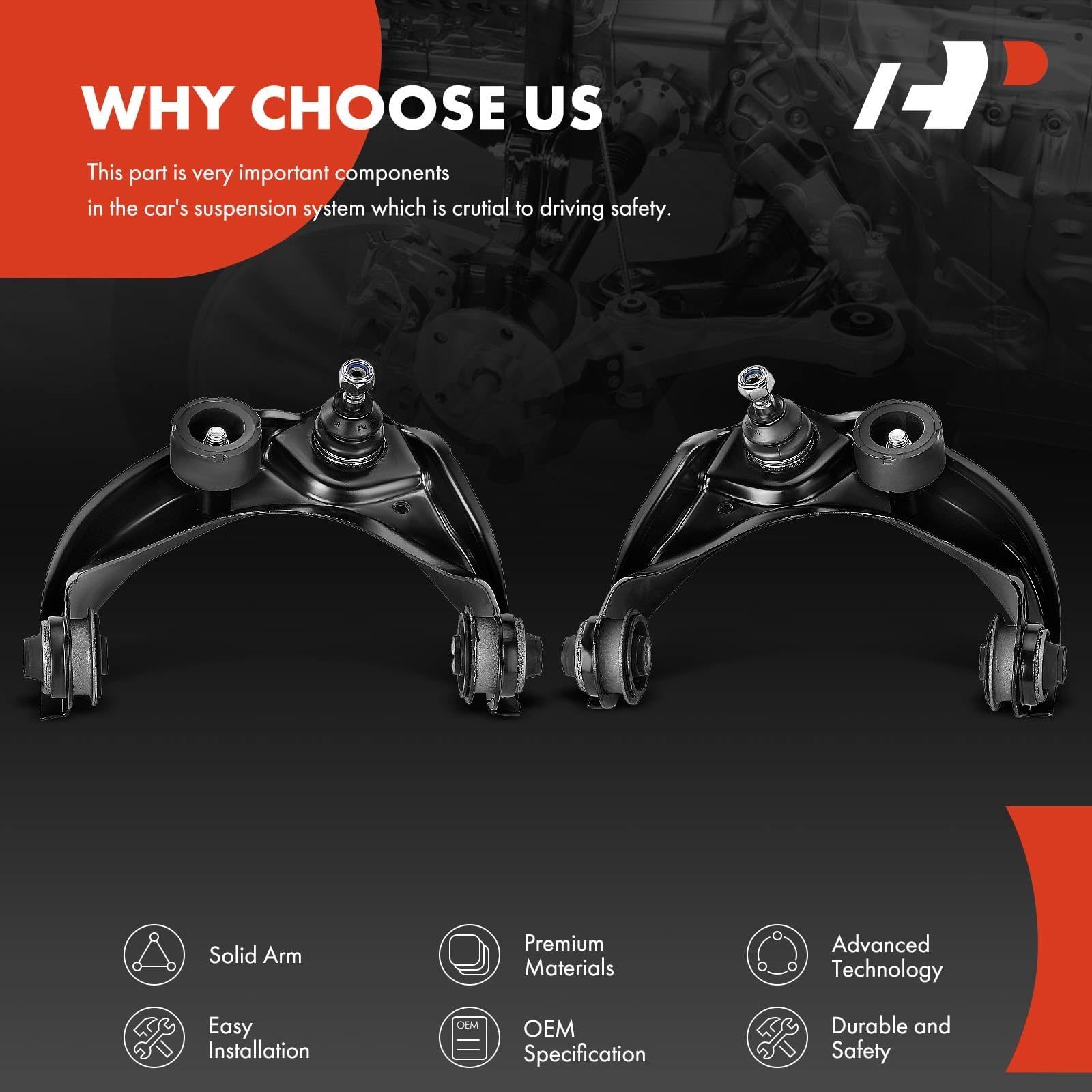 A-Premium labeled parts and hardware included for straightforward installation