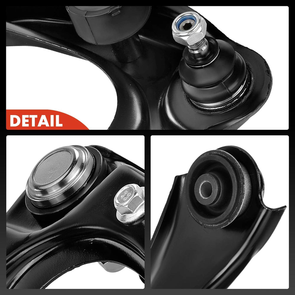 A-Premium control arm beside ruler showing scale for exact matching fit