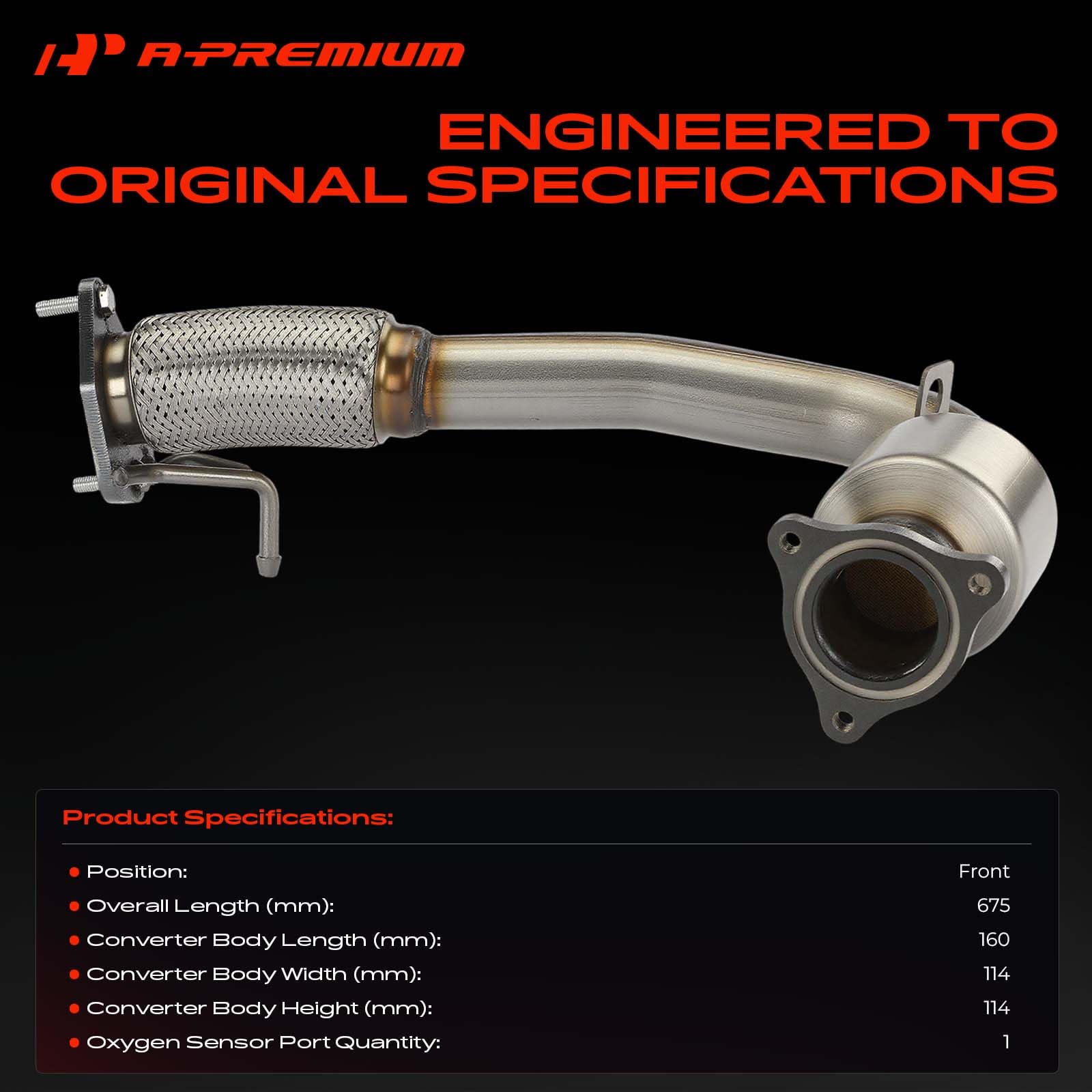 A-Premium oxygen sensor port detail showing single-port compatibility benefit
