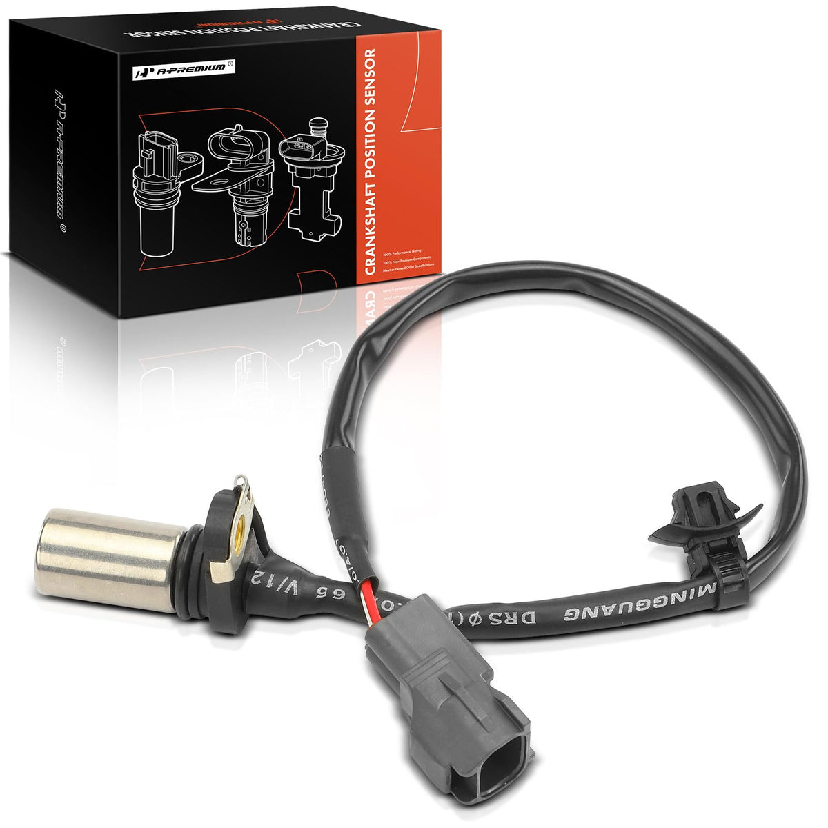 A-Premium front view of crankshaft sensor showing fit and finish