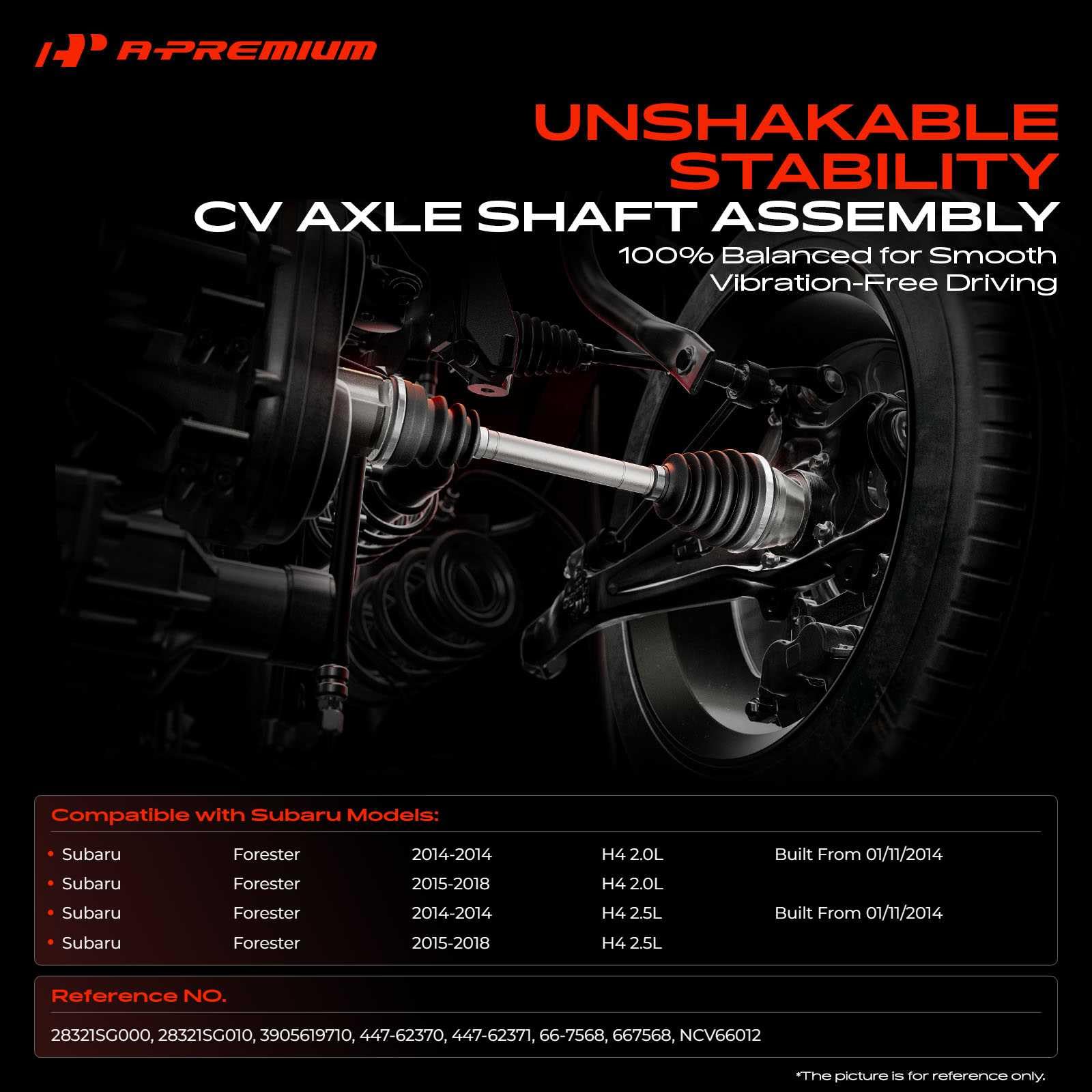 A-Premium outer joint close-up highlighting durable boot protection
