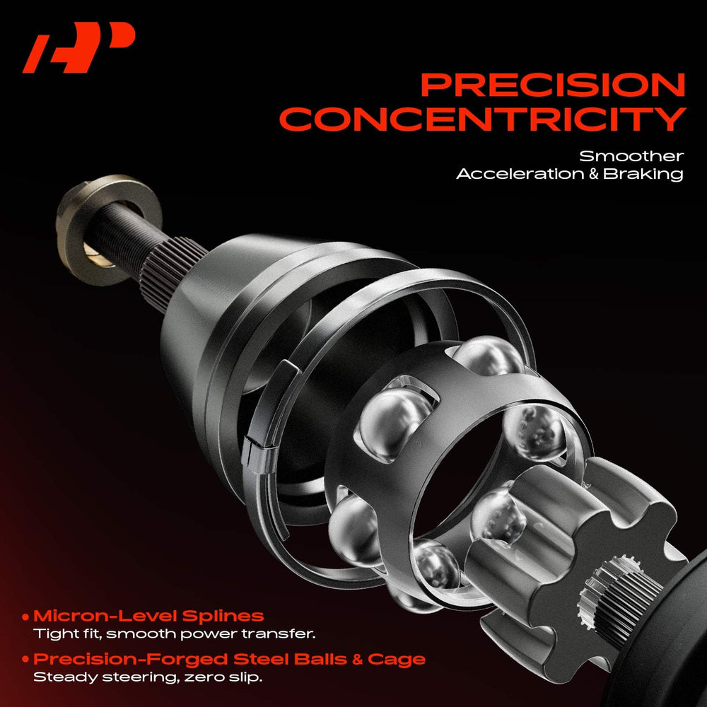 A-Premium CV boot close-up with grease seal showing durable protection benefit longer joint life