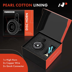 A-Premium disc horn side profile highlighting slim housing and easy fit advantage