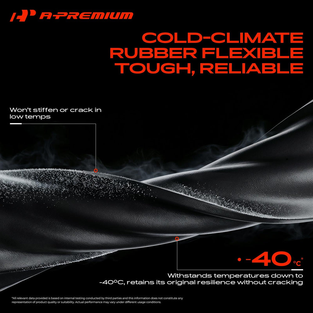 A-Premium hose shown with ruler for length and scale accuracy