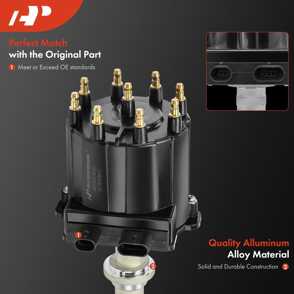 A-Premium distributor installed in engine bay demonstrating ready fitment
