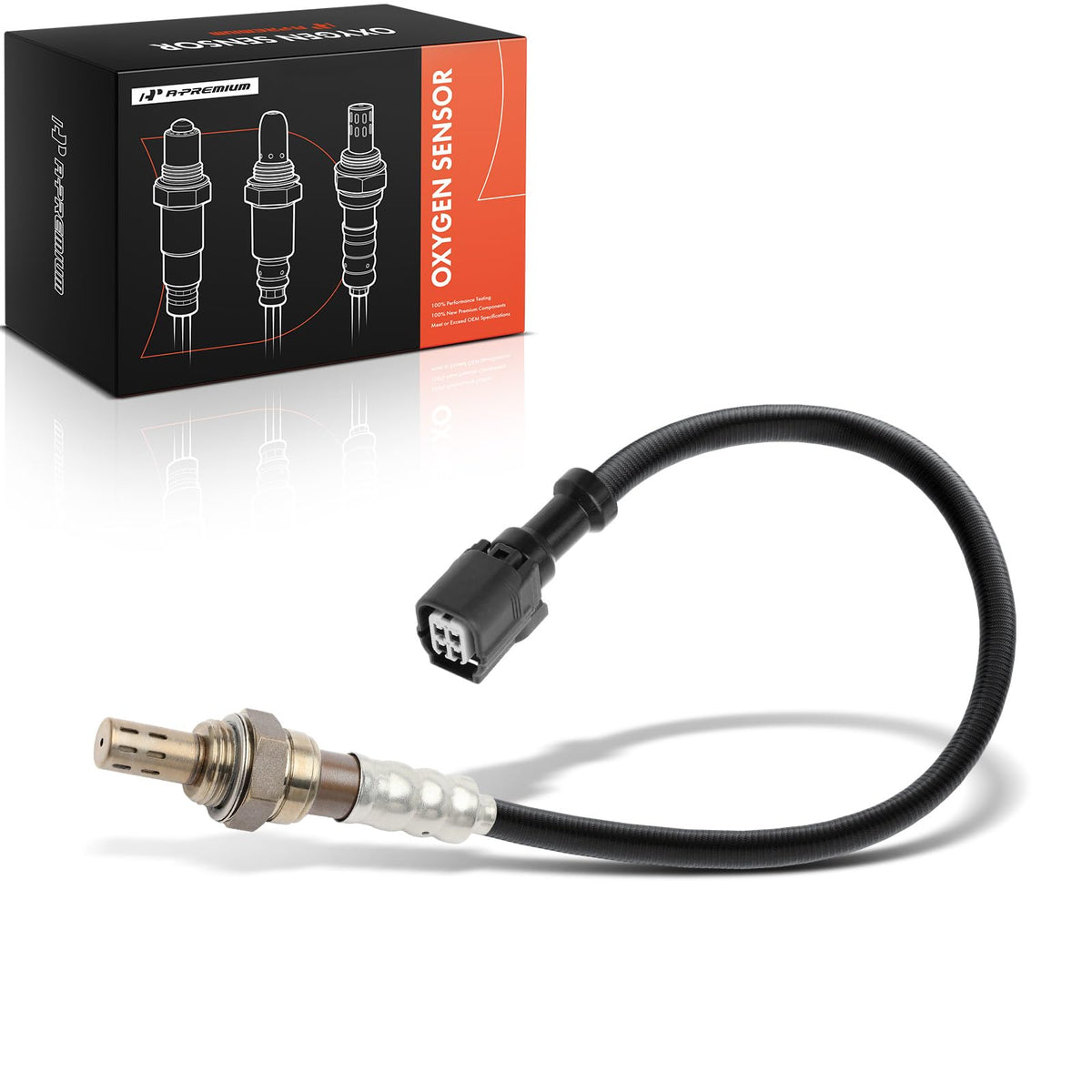 A-Premium downstream sensor front view showing durable housing and fitment benefit