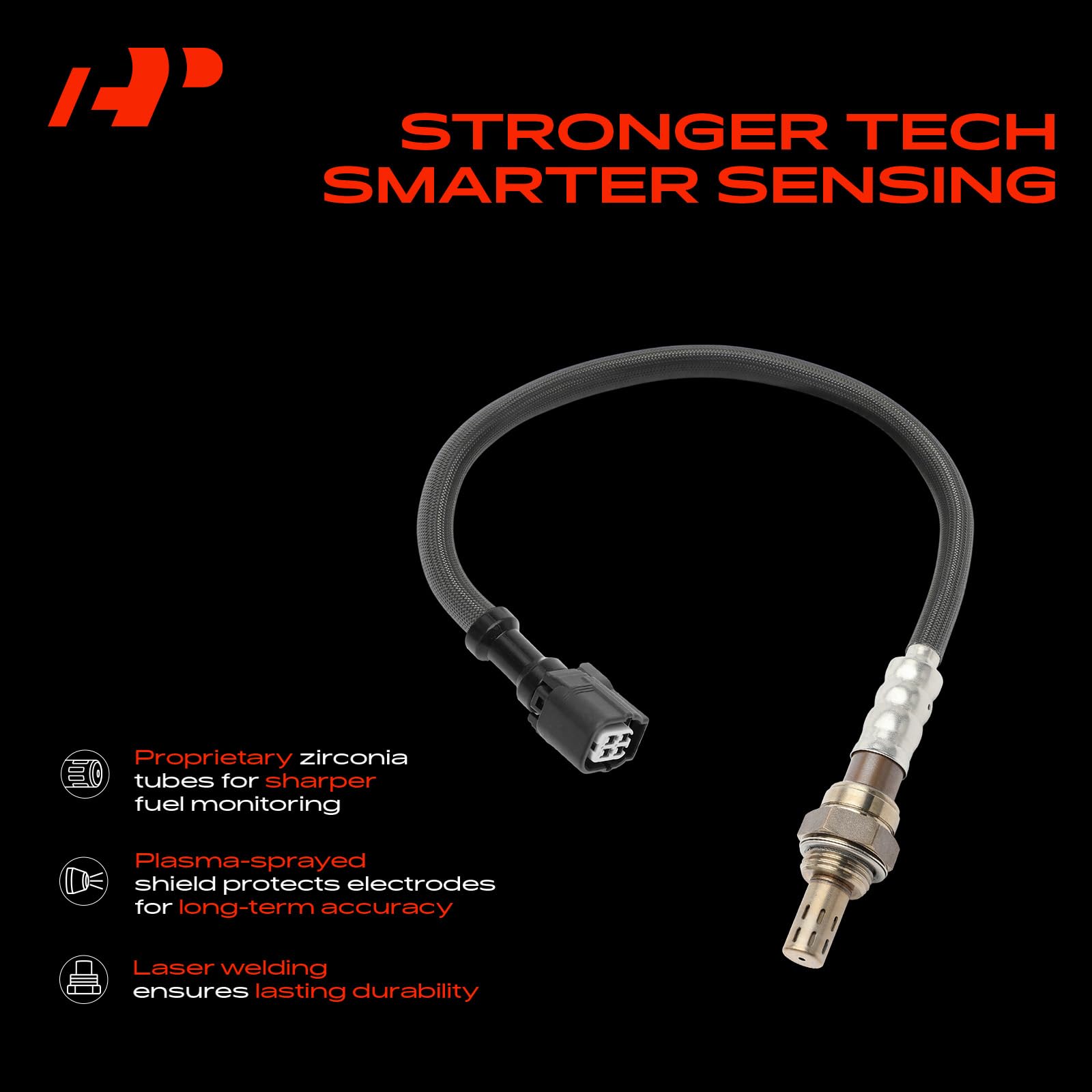 A-Premium downstream sensor threaded mount detail to ensure secure exhaust seal