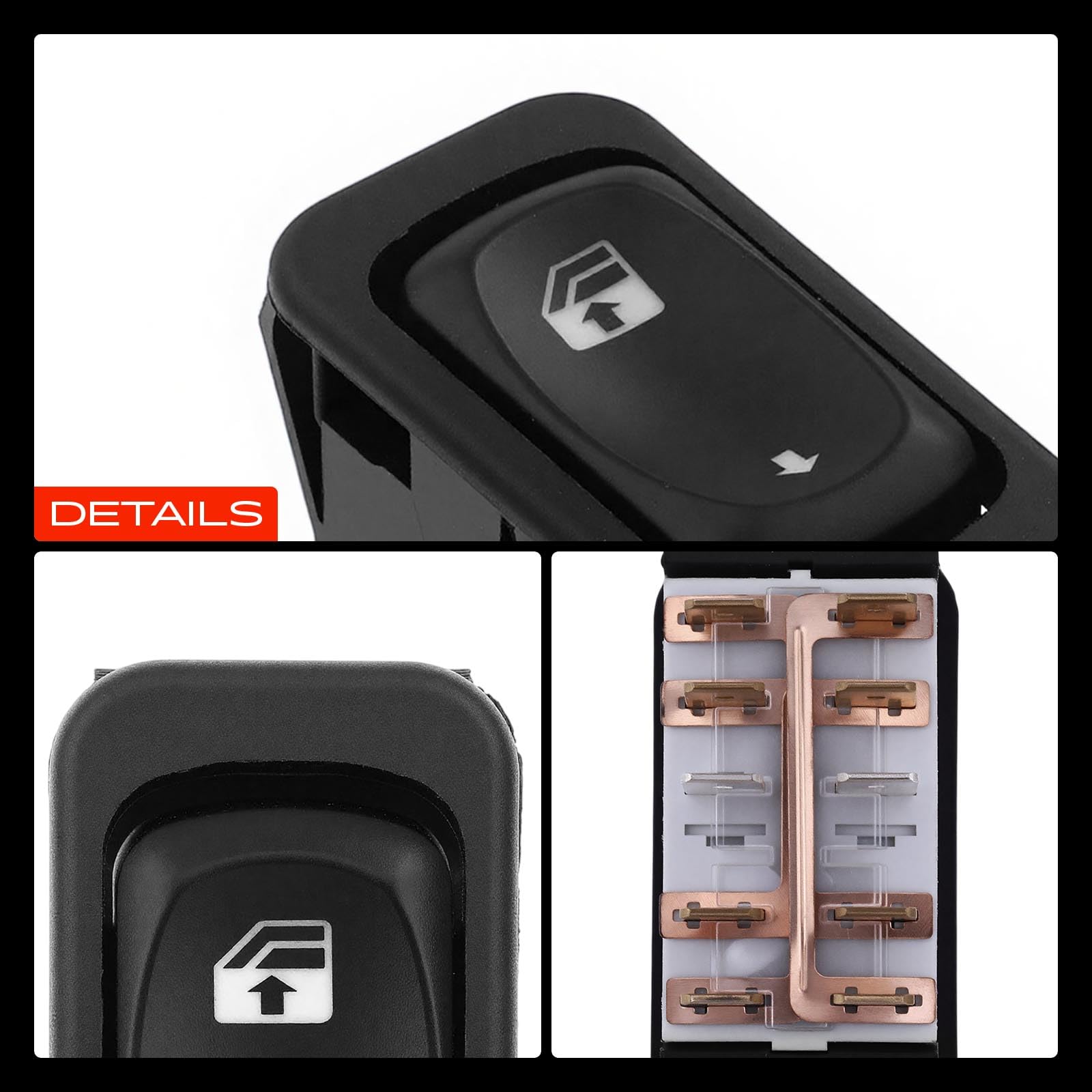 A-Premium driver pressing switch demonstrating restored window control