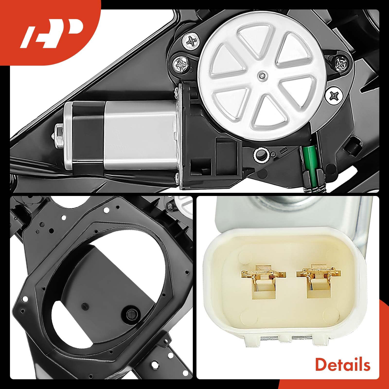 A-Premium electrical connector 2-prong close-up confirming correct plug compatibility