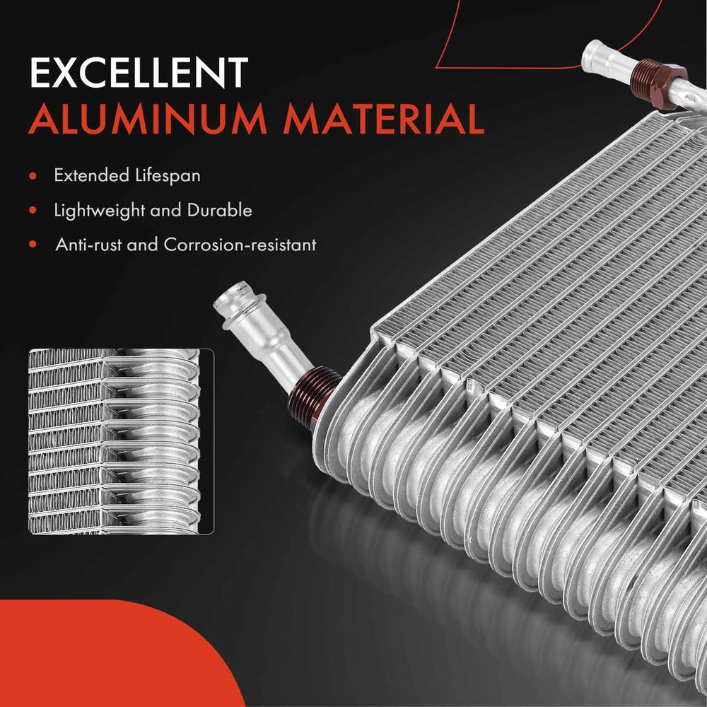 A-Premium evaporator core close-up fins showing efficient heat transfer