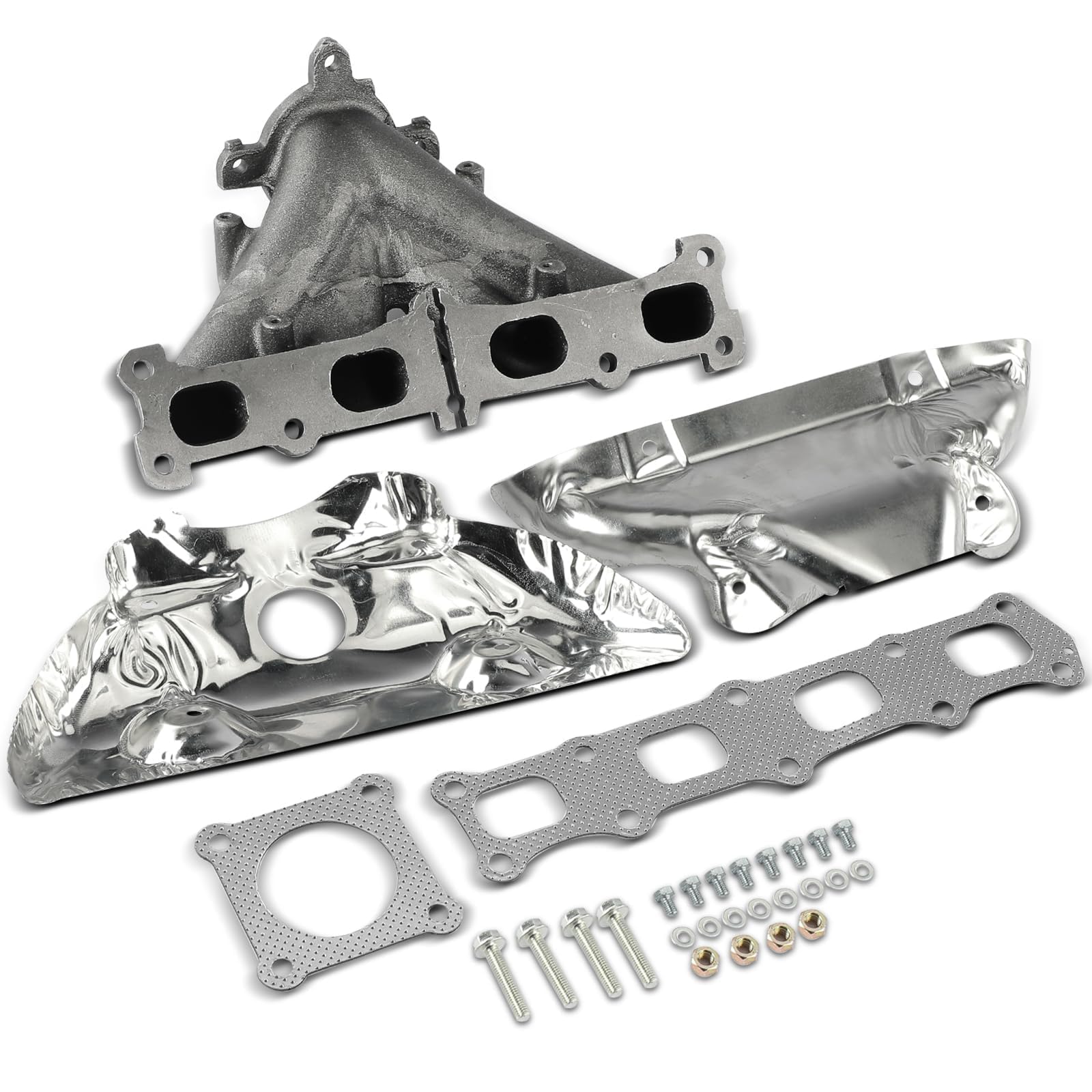 A-Premium manifold front view showing durable cast-iron and direct fit benefits