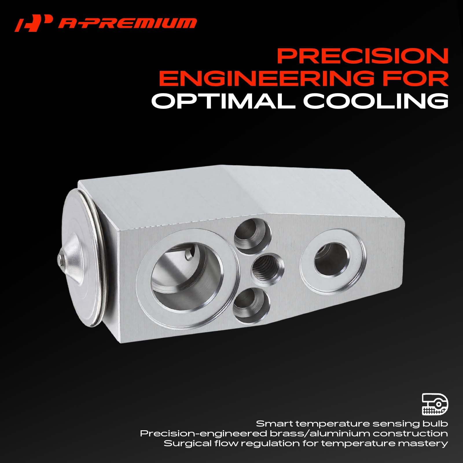 A-Premium mounting holes detail for quick correct bolt alignment