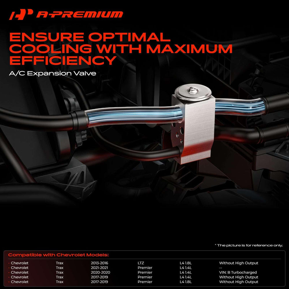 A-Premium expansion valve side profile highlighting compact design and durability