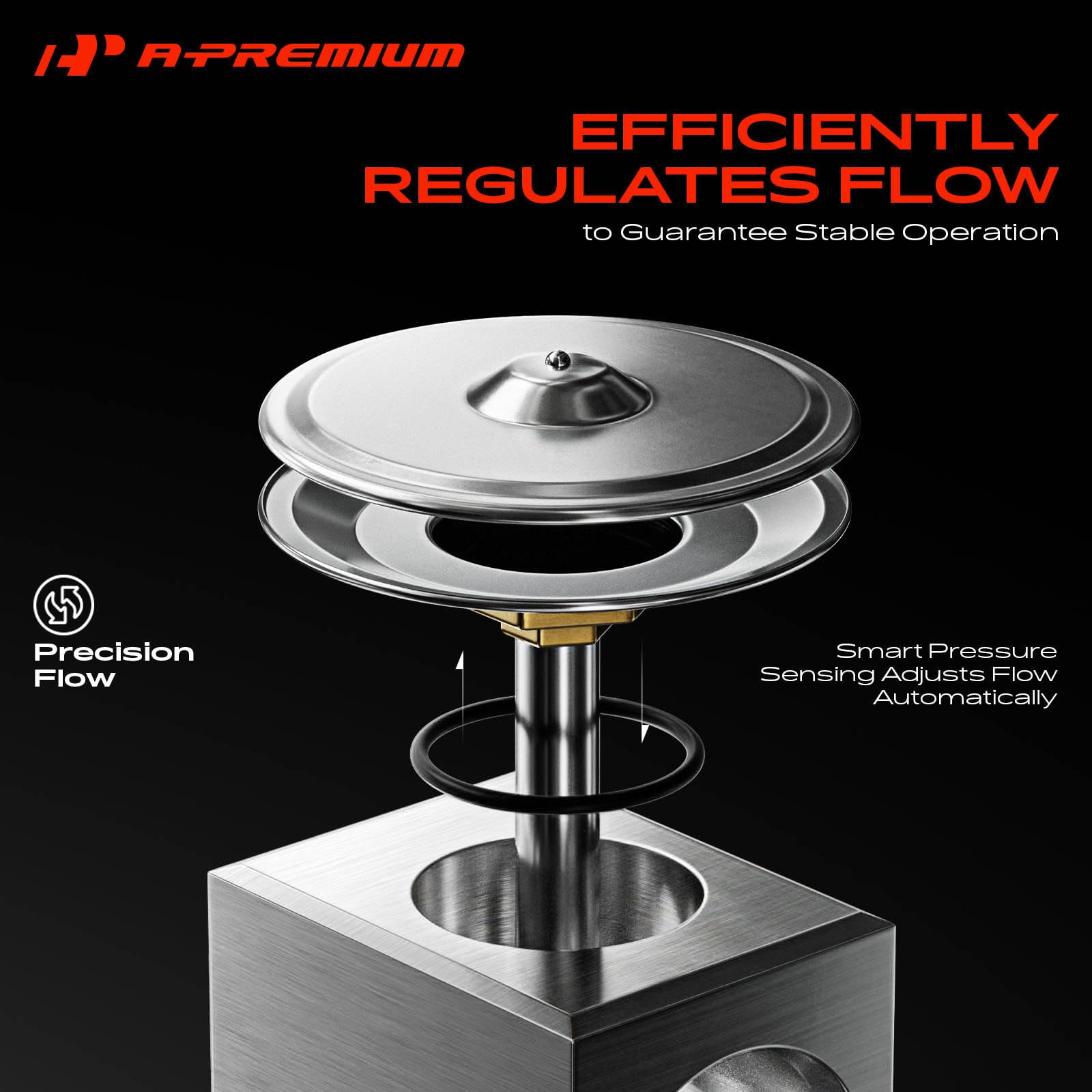 A-Premium valve side profile illustrating precise machining and OEM-style shape