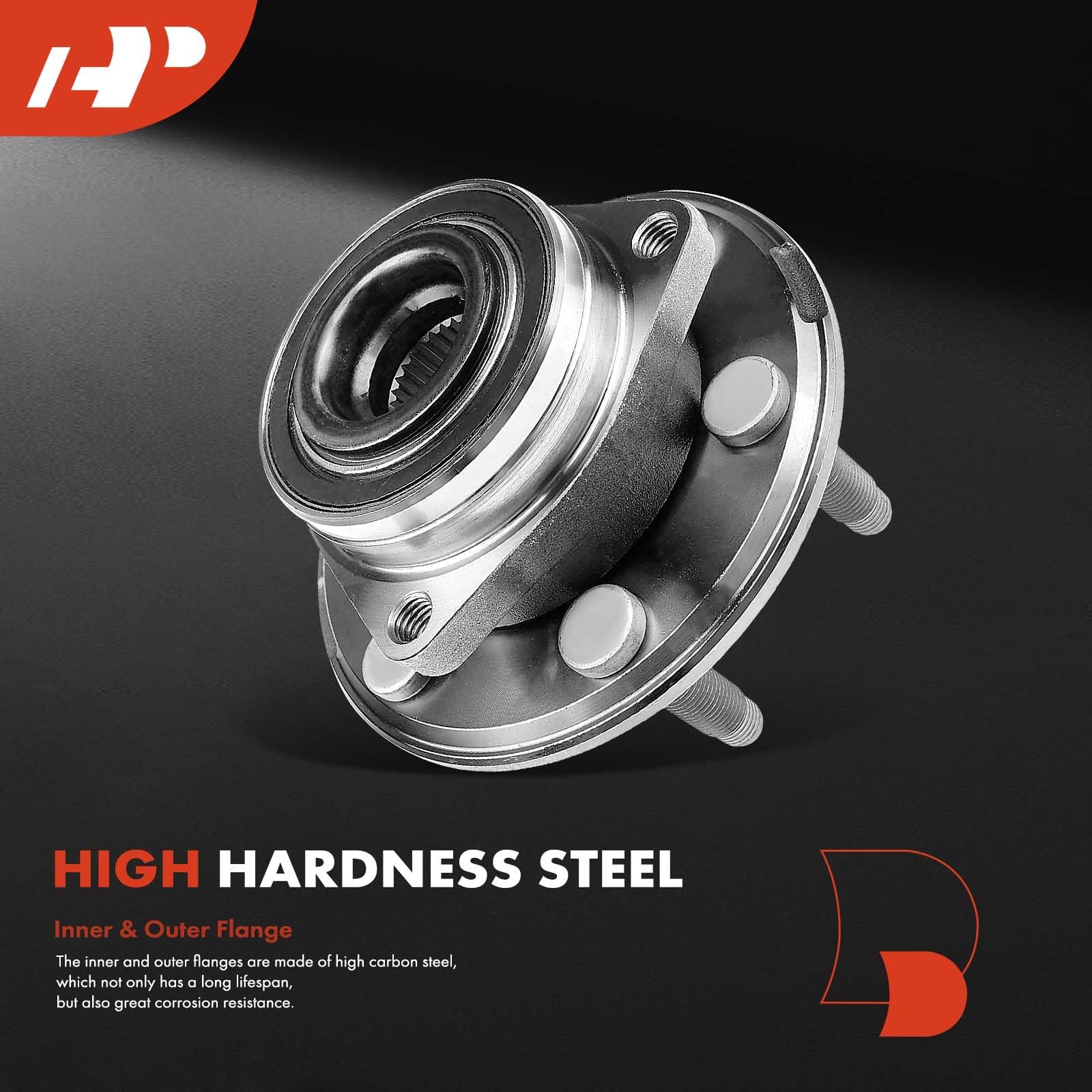 A-Premium flange three-hole profile emphasizing accurate alignment and bolt pattern