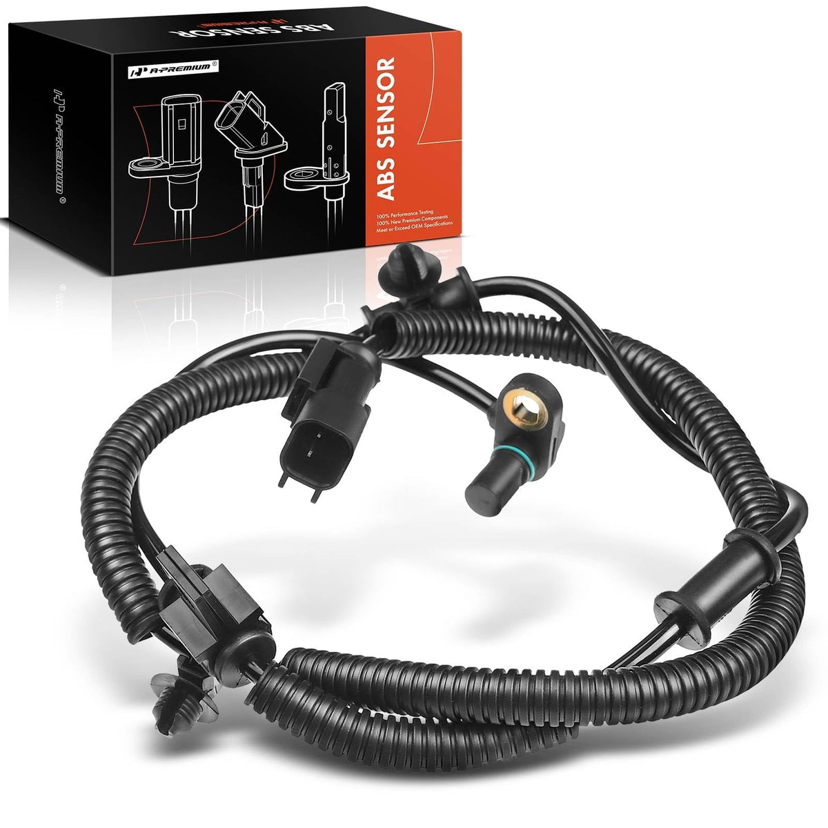 a-premium front ABS sensor front view showing fitment and durability