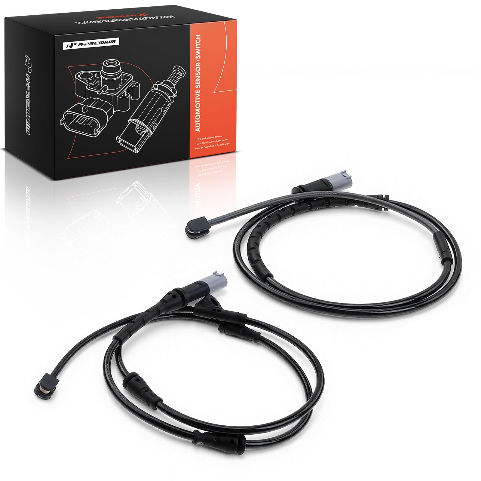 A-Premium packaged front and rear wear sensor set, ready to install and reliable