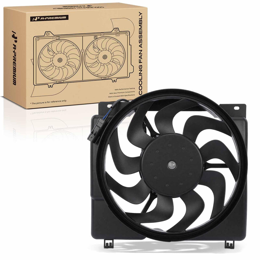 A-Premium front assembly view showing complete fan and shroud, ensures correct fit