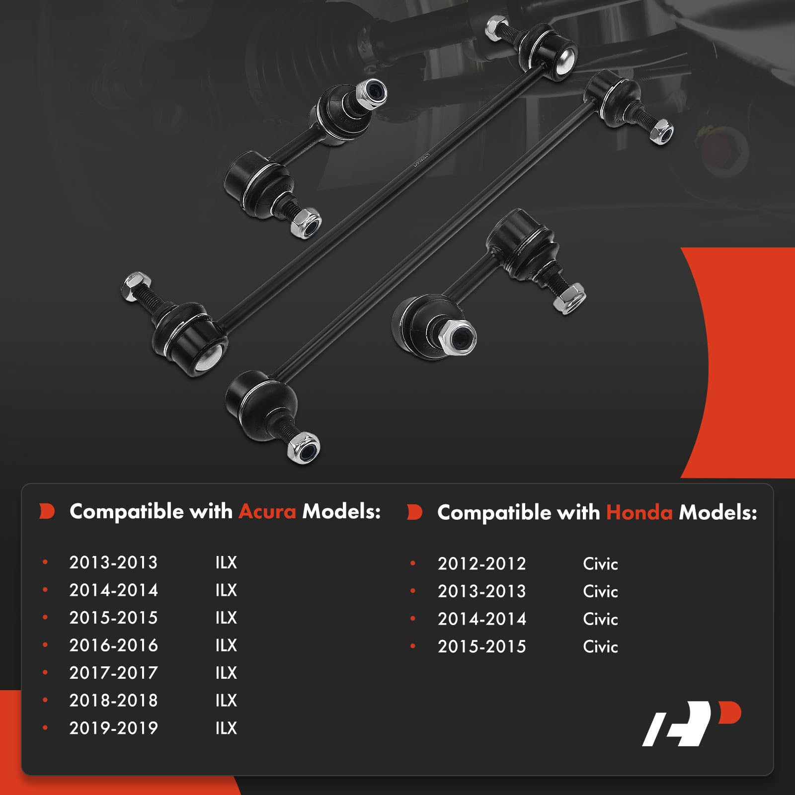 A-Premium front end link close-up shows precision fit and quiet performance