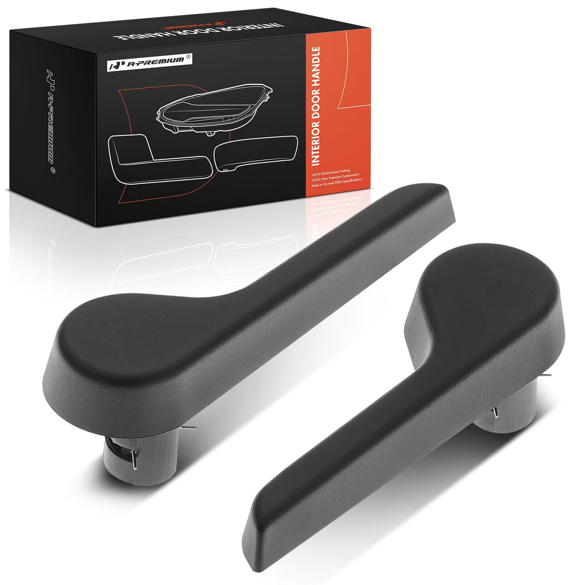 A-Premium packaged front seat handles showing ready-to-install replacement benefit