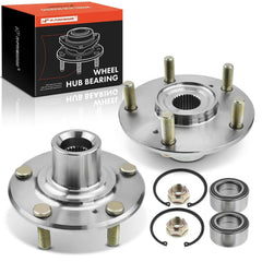 A-Premium front hub pair packaging showing complete replacement set benefits