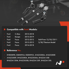 A-Premium front inner tie rod close-up showing steel ball stud for reliable steering