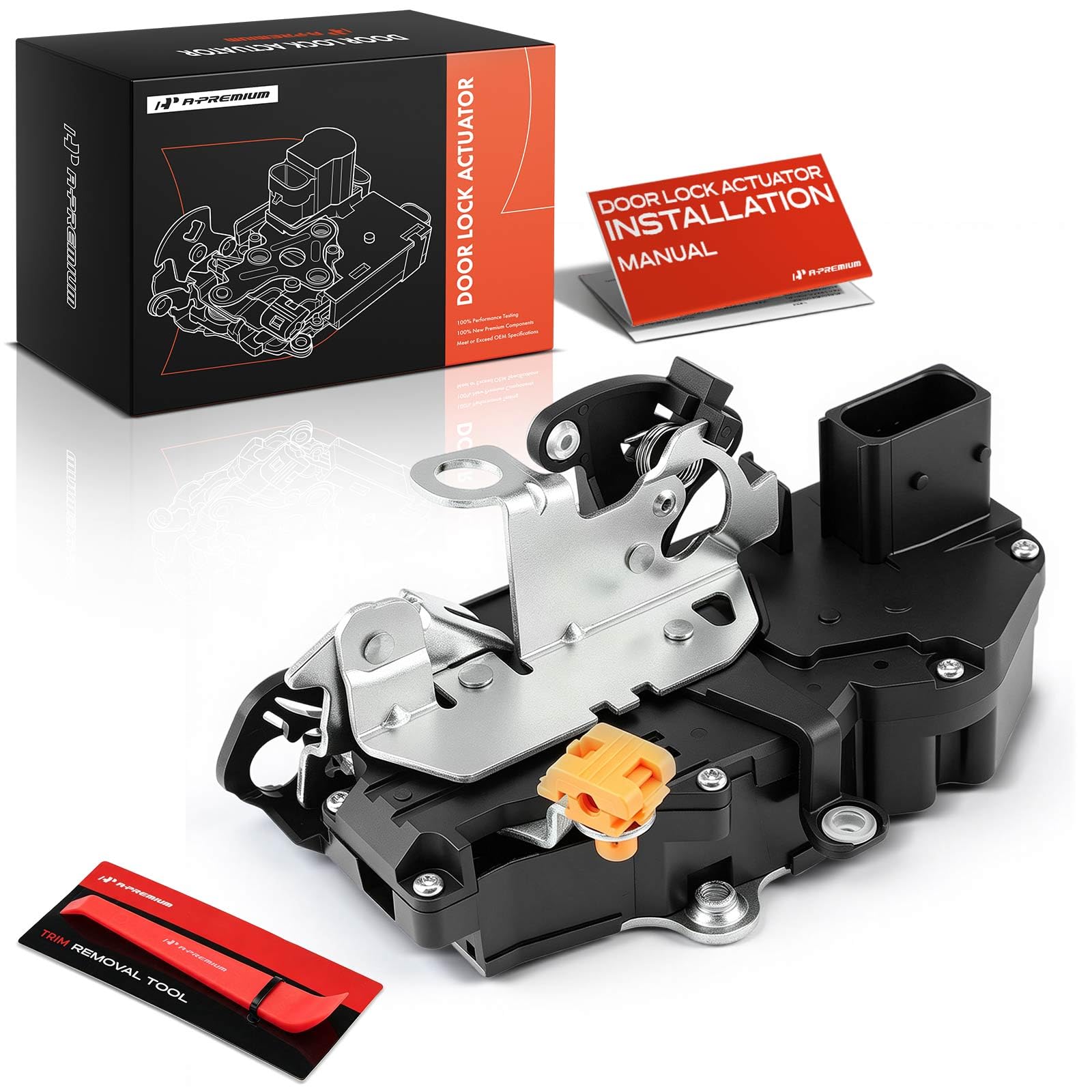 A-Premium front left assembly in packaging showing ready-to-install benefit