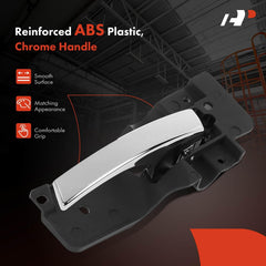 A-Premium close-up of chrome surface highlighting smooth finish and factory look