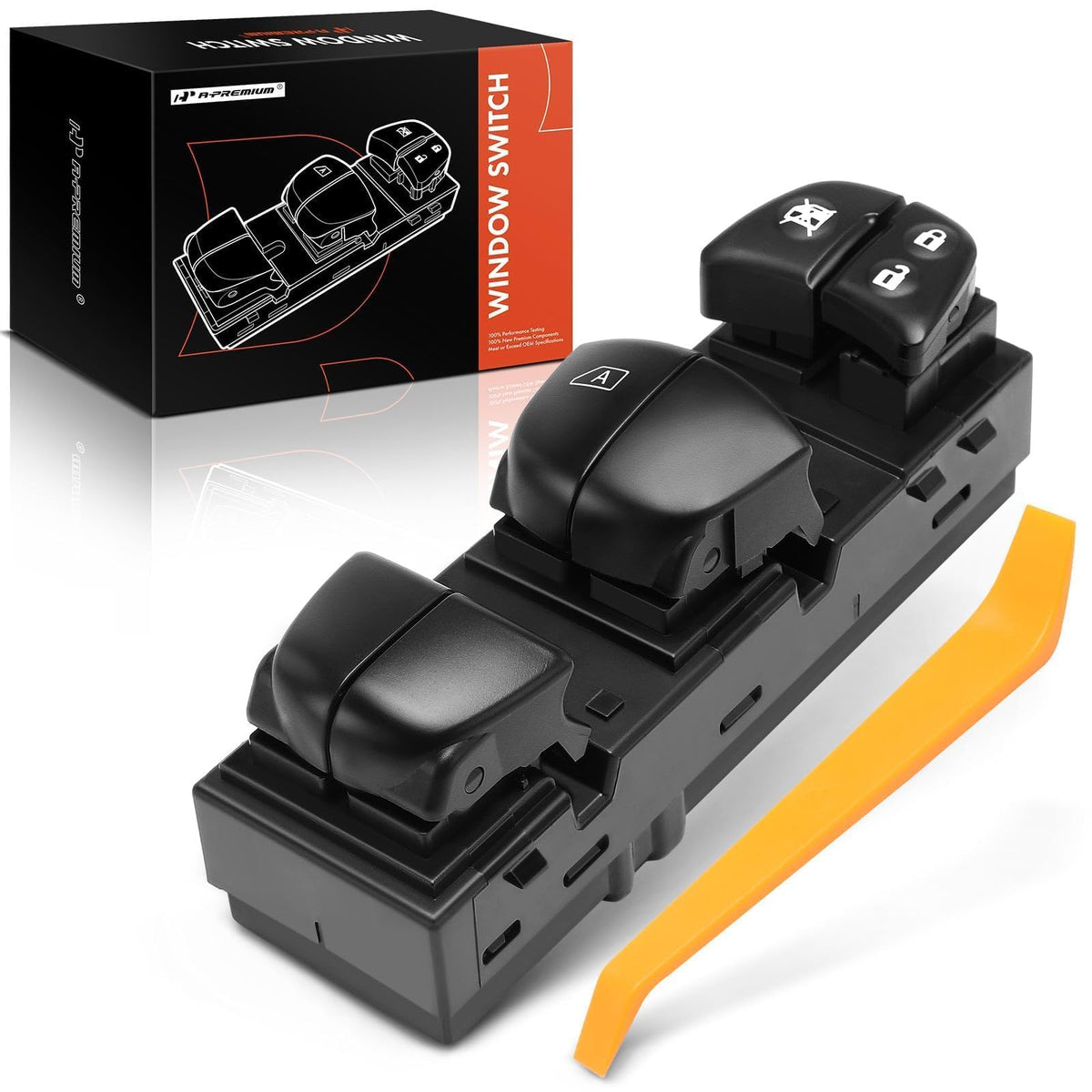 A-Premium front master switch front view showing fit and easy replacement benefit