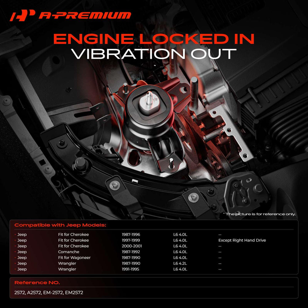 A-Premium front left mount close-up highlighting durable construction