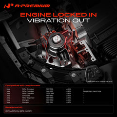A-Premium front left mount close-up highlighting durable construction