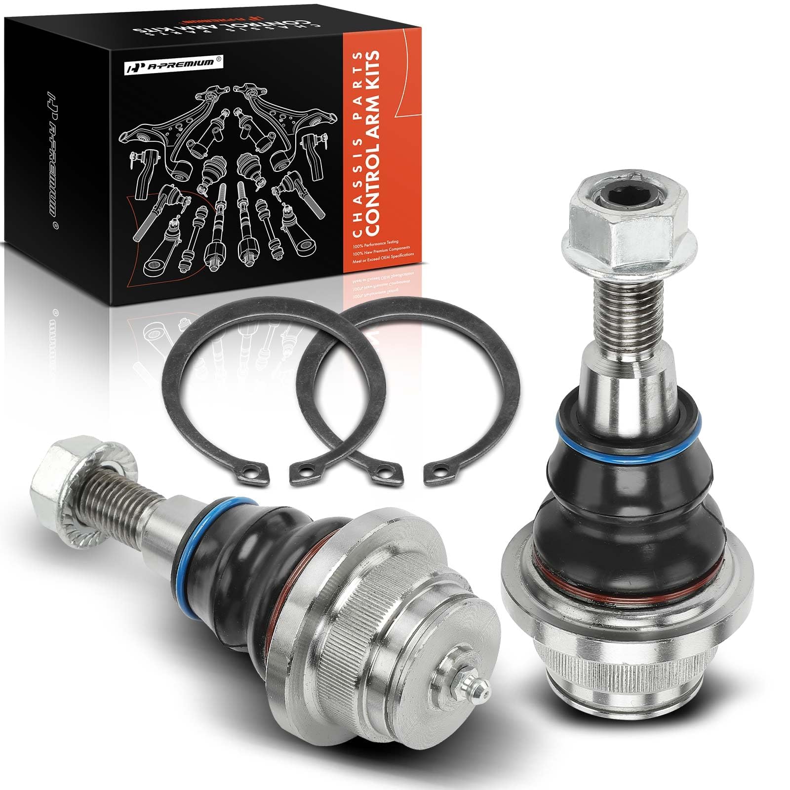 A-Premium packaged 2-pack ready for installation, shows included hardware and convenience