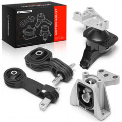 A-Premium front motor mount in packaging showing durable construction benefit