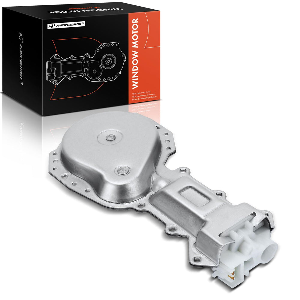 A-Premium front-mounted window motor showing mounting points and reliable fit