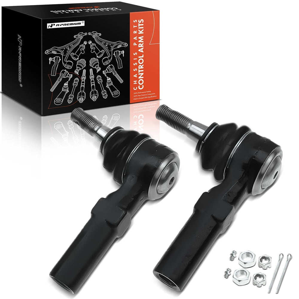 A-Premium front outer tie rod end front view showing durable construction and reliable steering fitment