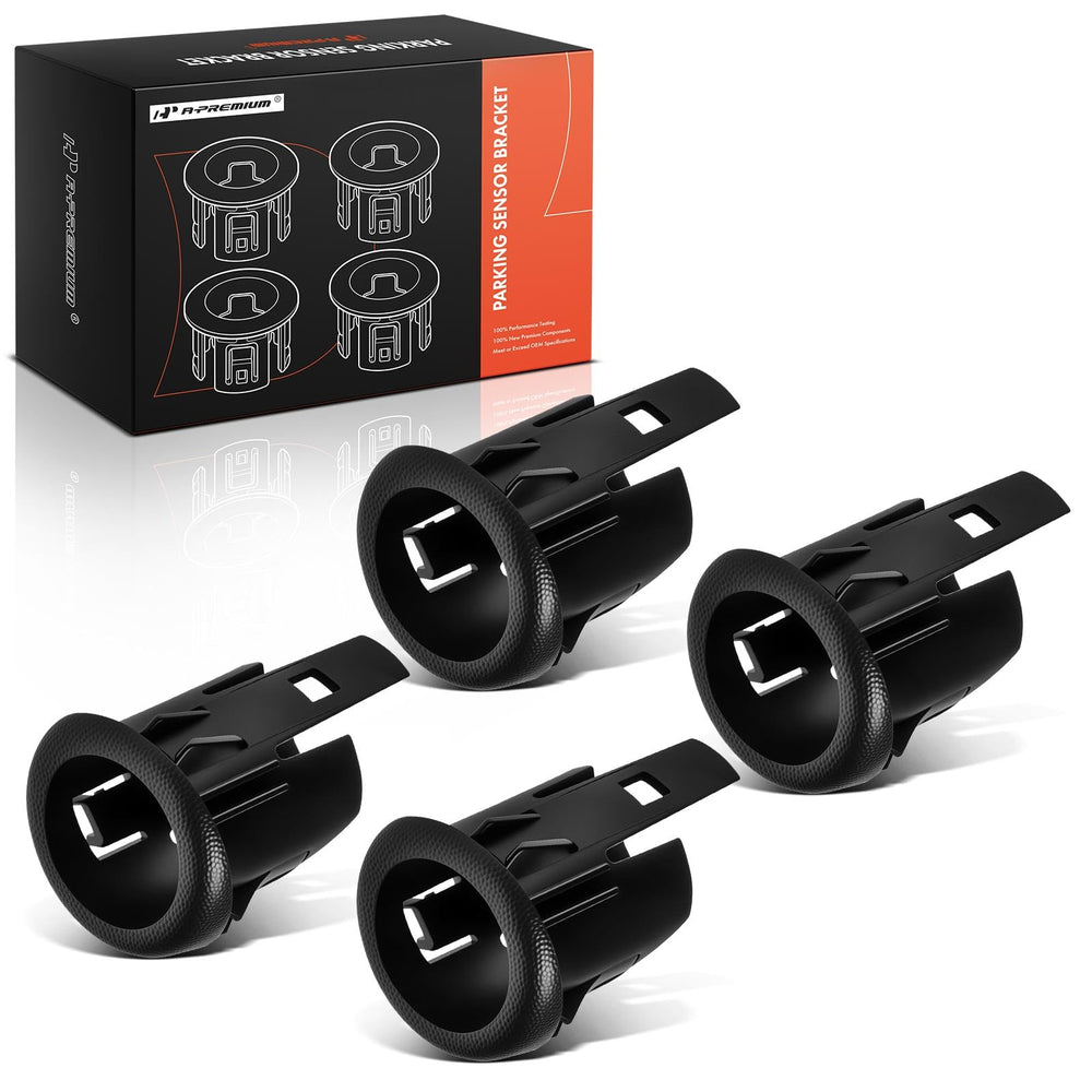 A-Premium front view of 4-pack bezels showing complete set and fit