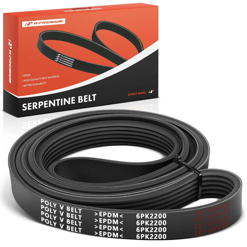 A-Premium front packaging showing belt and fitment information for quick identification