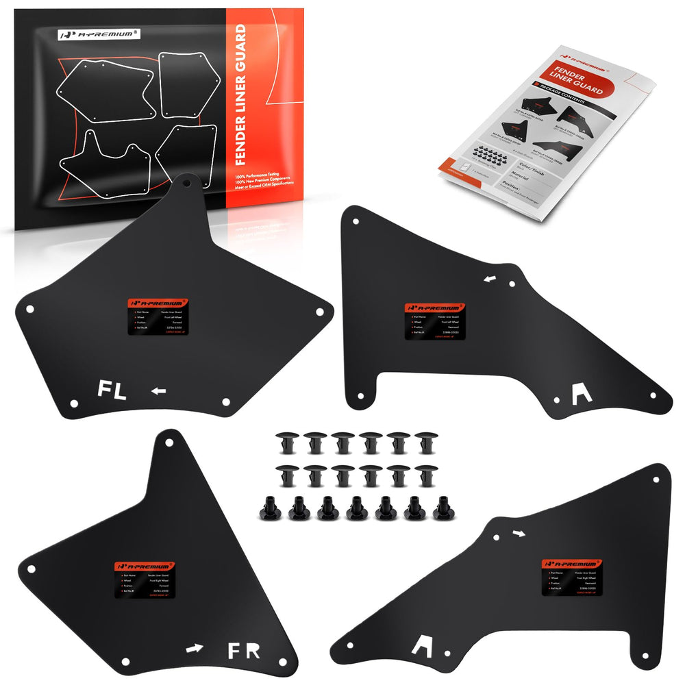 A-Premium front packaging view showing included liners and benefits
