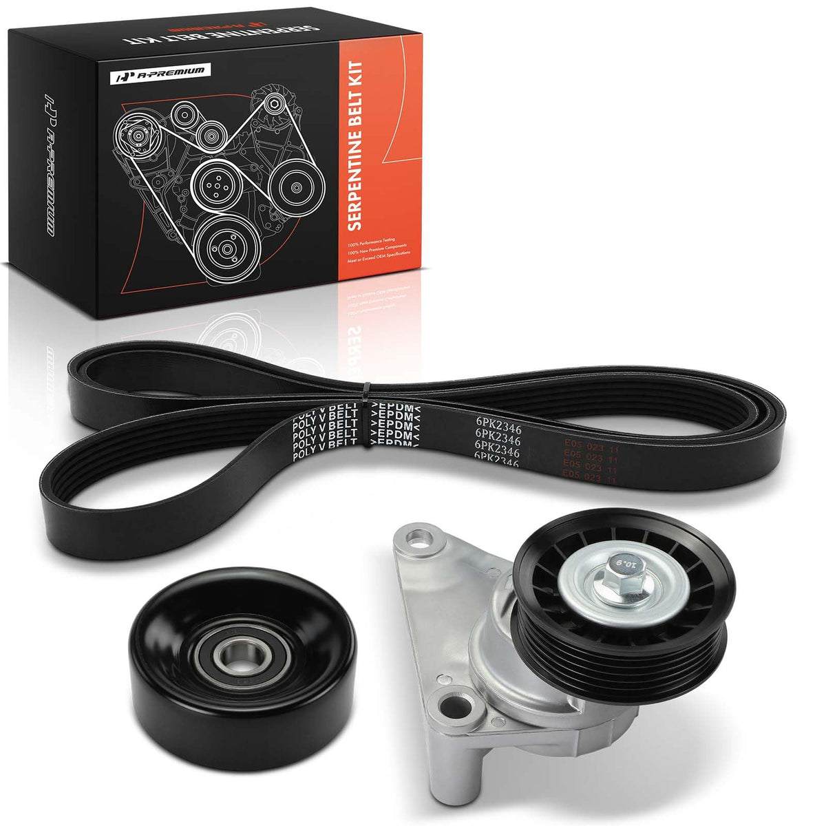 A-Premium front packaging showing complete drive kit and quality assurance