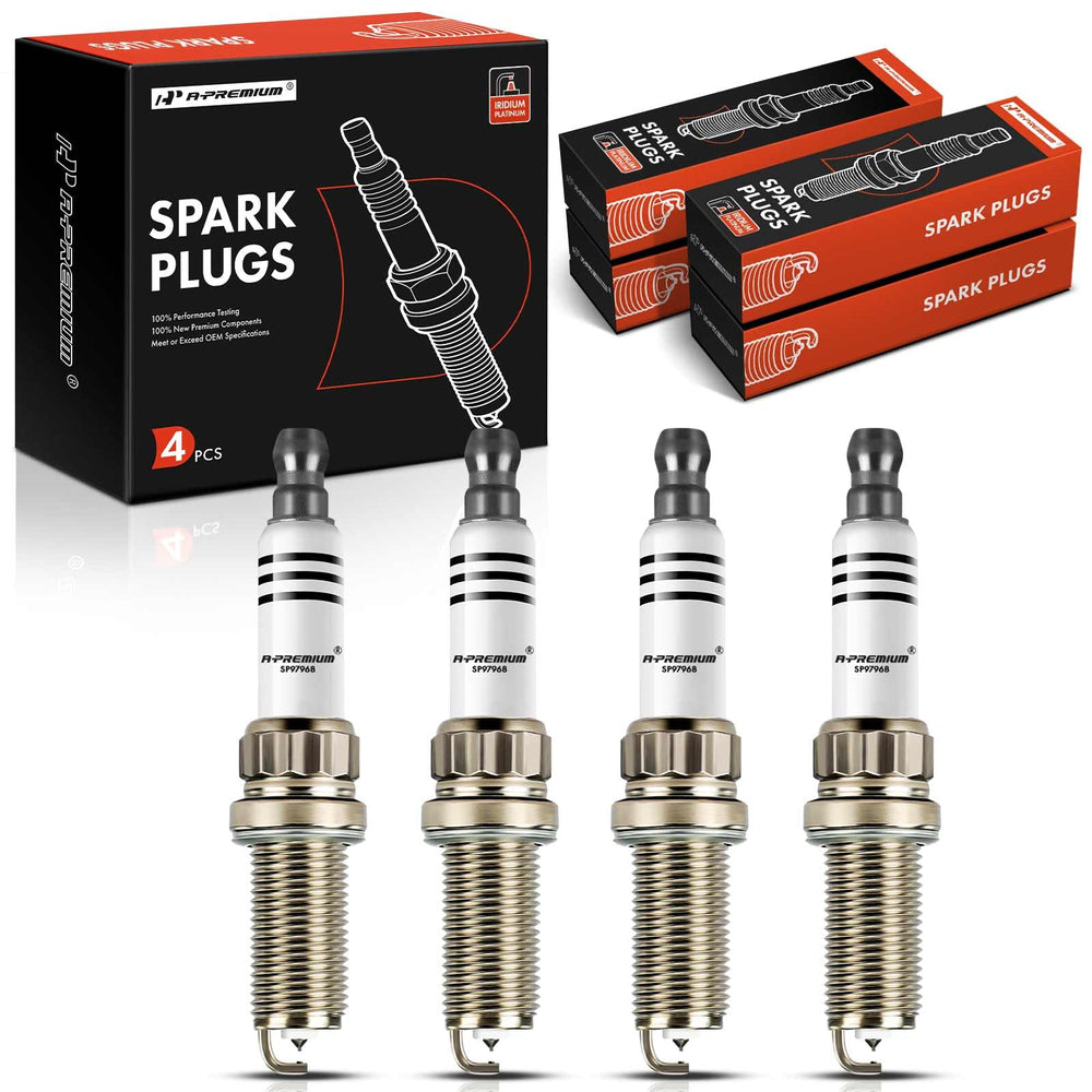 A-Premium front packaging showing four spark plugs and clear model labeling, confirming correct fitment